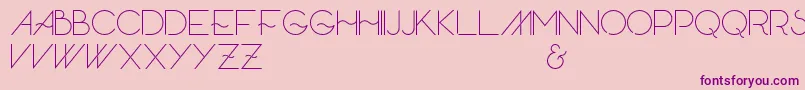 Skandar Font – Purple Fonts on Pink Background