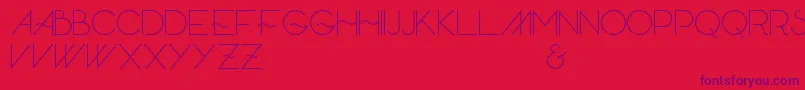 Skandar Font – Purple Fonts on Red Background
