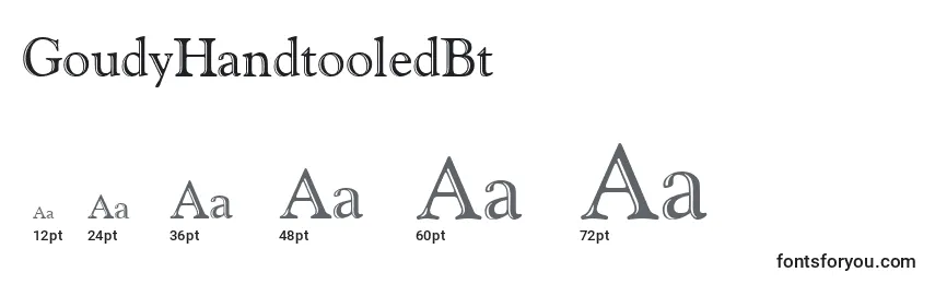 GoudyHandtooledBt Font Sizes