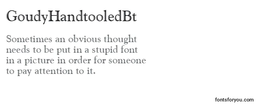 Review of the GoudyHandtooledBt Font