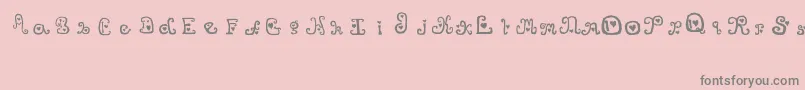 ThatsAmore Font – Gray Fonts on Pink Background