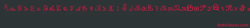 ThatsAmore Font – Red Fonts on Black Background