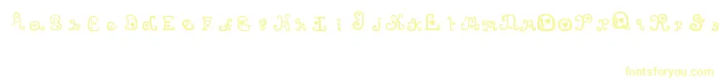 Шрифт ThatsAmore – жёлтые шрифты