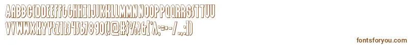 Grendelsmotherout Font – Brown Fonts on White Background