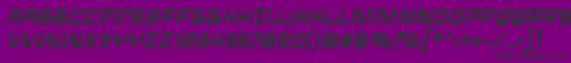 MandroidbbBold Font – Black Fonts on Purple Background