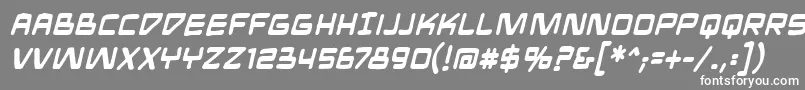 MandroidbbBold Font – White Fonts on Gray Background