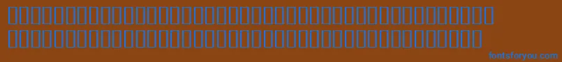 Шрифт BulmerMtSemiboldExpert – синие шрифты на коричневом фоне