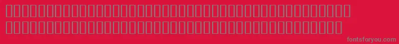 BulmerMtSemiboldExpert-Schriftart – Graue Schriften auf rotem Hintergrund