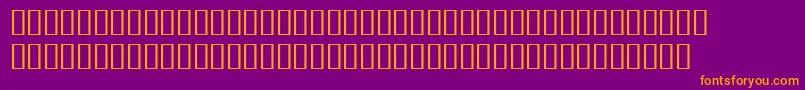 BulmerMtSemiboldExpert Font – Orange Fonts on Purple Background