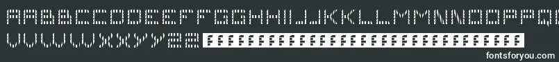 Problems3-fontti – valkoiset fontit