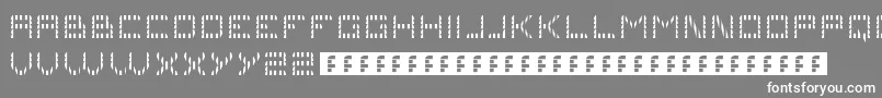 フォントProblems3 – 灰色の背景に白い文字