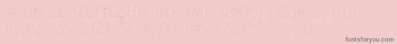 More about FirasansFouritalic Font FirasansFouritalic Font – Gray Fonts on Pink Background