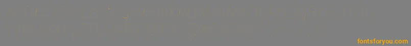 fuente FirasansFouritalic – Fuentes Naranjas Sobre Fondo Gris