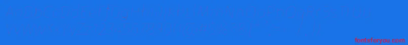 FirasansFouritalicフォントについての詳細 フォントFirasansFouritalic – 赤い文字の青い背景
