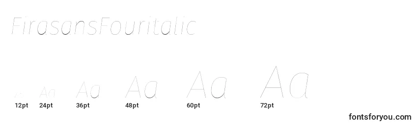 FirasansFouritalic Font Sizes