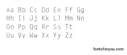 LettergothicThin Font
