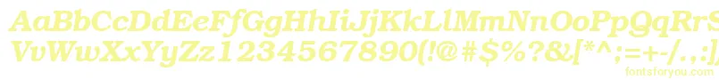 BookmancttBolditalic Font – Yellow Fonts