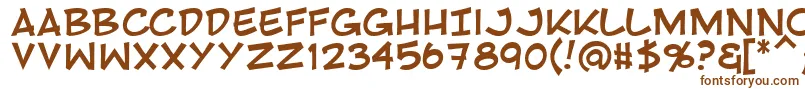 Rivenshield Font – Brown Fonts on White Background