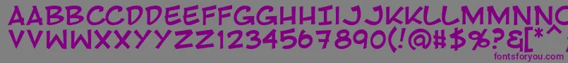 Rivenshield Font – Purple Fonts on Gray Background