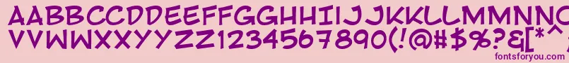 Rivenshield Font – Purple Fonts on Pink Background