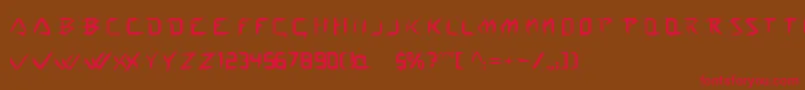 Wolverine Font – Red Fonts on Brown Background