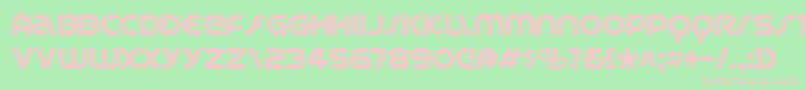 Spinc Font – Pink Fonts on Green Background