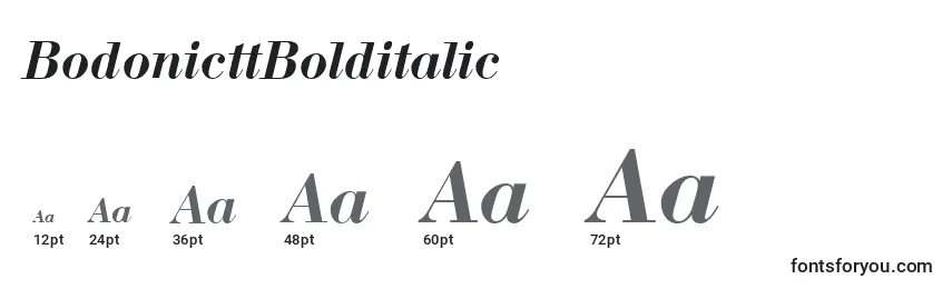 BodonicttBolditalic Font Sizes