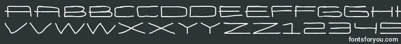 EneasexpandedBold-fontti – valkoiset fontit