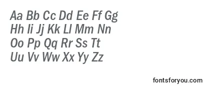 FranklingothicmedicondcItalic Font