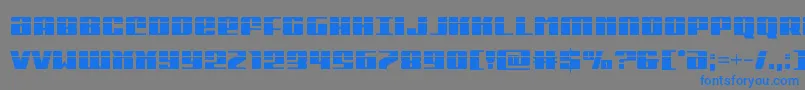 Michigancondlaser Font – Blue Fonts on Gray Background