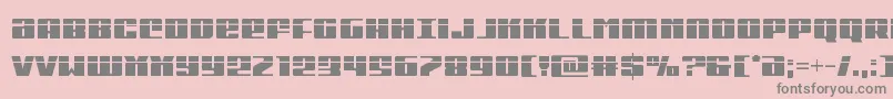 Michigancondlaser Font – Gray Fonts on Pink Background