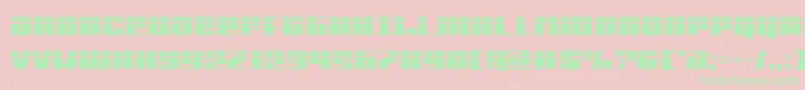 Michigancondlaser Font – Green Fonts on Pink Background