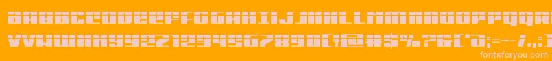 Michigancondlaser Font – Pink Fonts on Orange Background