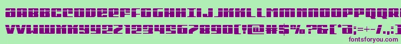 Michigancondlaser Font – Purple Fonts on Green Background