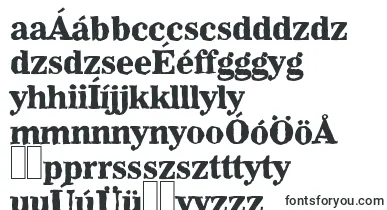 WichitaantiqueXboldRegular font – hungarian Fonts
