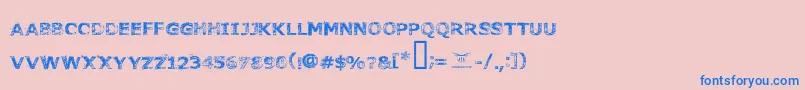 More about Fonttoachainsaw Font Fonttoachainsaw Font – Blue Fonts on Pink Background
