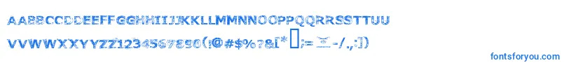 Fonttoachainsaw Font – Blue Fonts