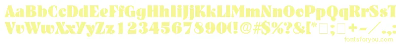 GlenysDisplaySsi Font – Yellow Fonts