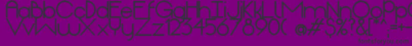 OriginExtrabold Font – Black Fonts on Purple Background