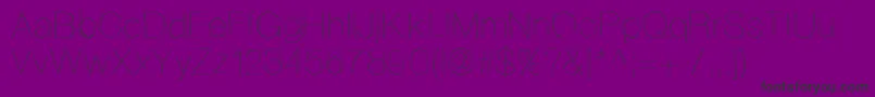 Ovrlap-Schriftart – Schwarze Schriften auf violettem Hintergrund