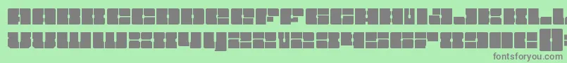 Starnurseryexpand Font – Gray Fonts on Green Background