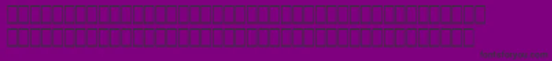 フォントWpsi13n – 紫の背景に黒い文字