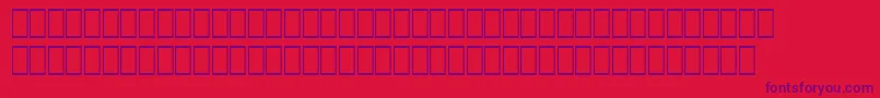 Wpsi13n-Schriftart – Violette Schriften auf rotem Hintergrund