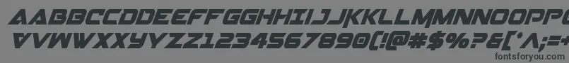 Gemina2condital Font – Black Fonts on Gray Background