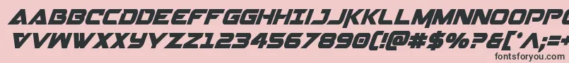Gemina2condital Font – Black Fonts on Pink Background