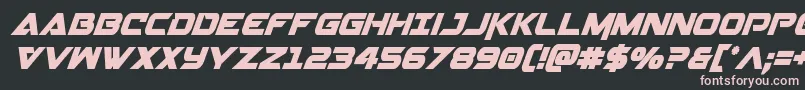 Gemina2condital Font – Pink Fonts on Black Background