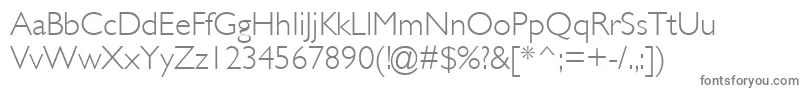 GillLightSsiLight Font – Gray Fonts