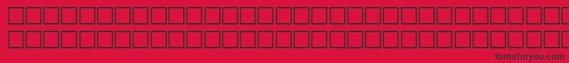 WatsonRegular Font – Black Fonts on Red Background