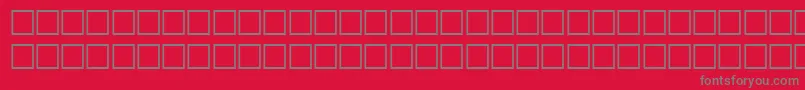 WatsonRegular Font – Gray Fonts on Red Background