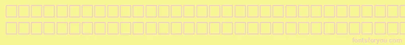 WatsonRegular Font – Pink Fonts on Yellow Background